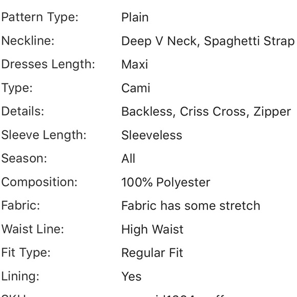 5⭐️ Glam metallic V-neck Striped Dress - Picture 5 of 6